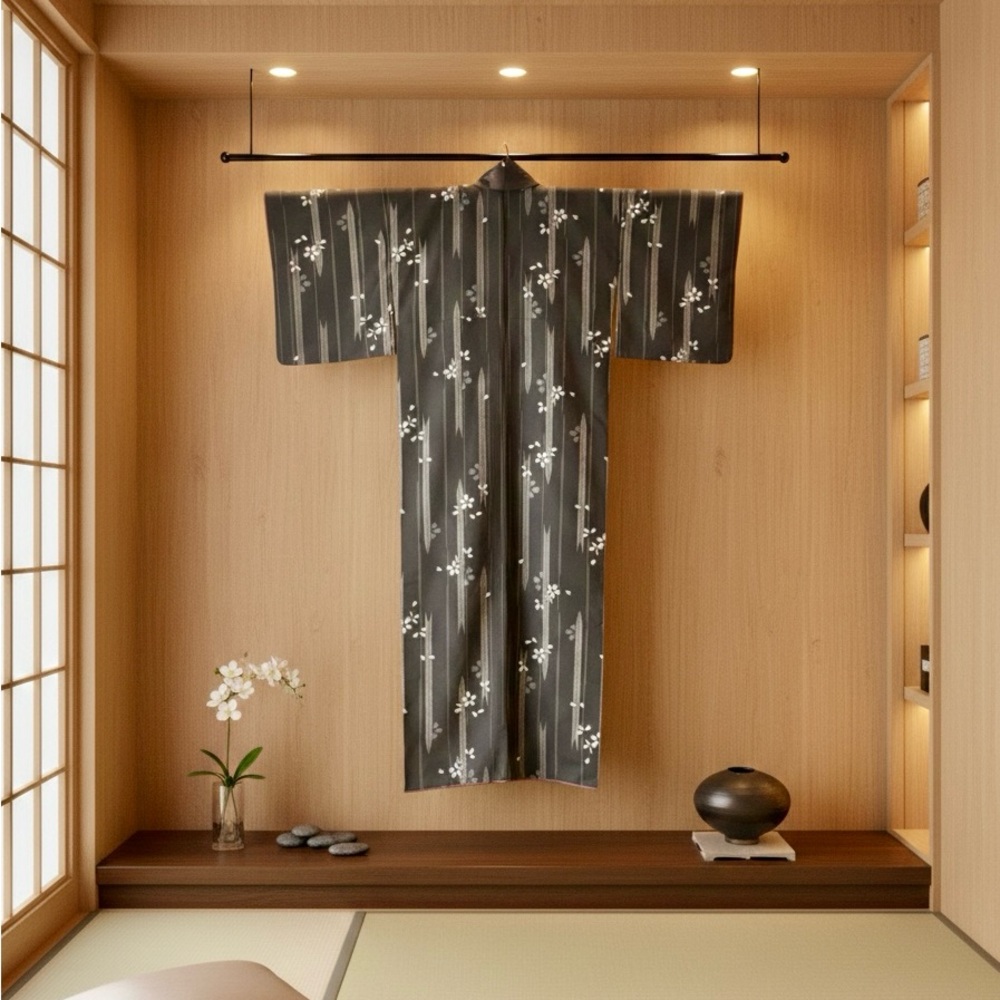 Full Length Japanese Kimono Set | Includes Foldable Display Hanger